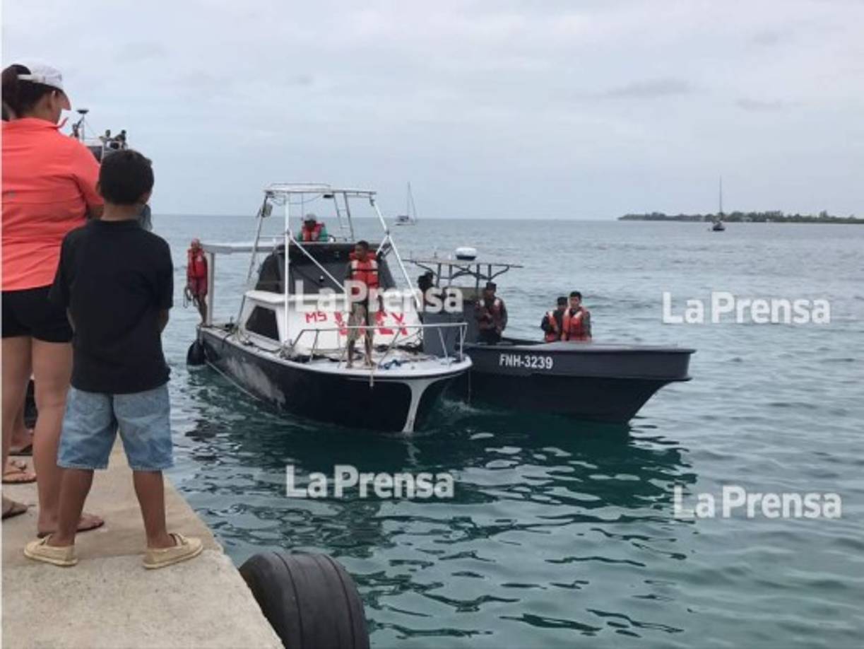 En las operaciones de rescate participó la Base Naval y la Fuerza Aérea Hondureña.