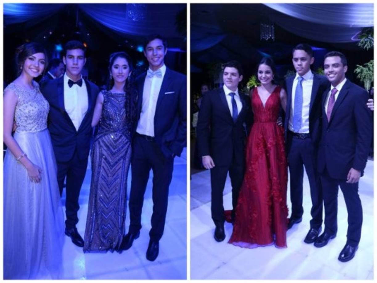 Elena Molina, Gabriel Siwady, Nicole Handal y David Bustillo con Walter Rivera, Isabela Calidonio, Luis Cardona y Leo Zúñiga .