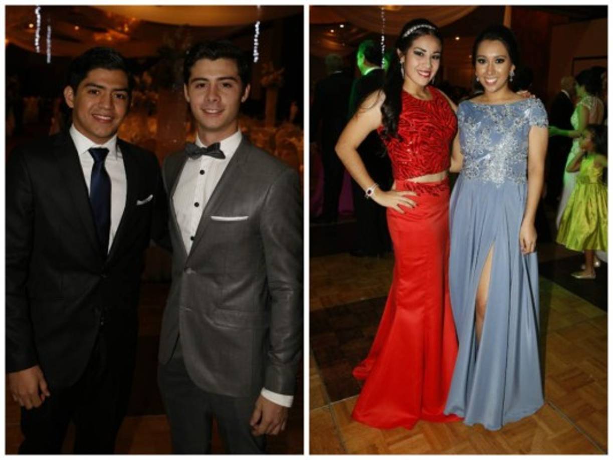 Daniel Vásquez y Carlos Vindel con Sabrina Martínez y Andrea Reyes .