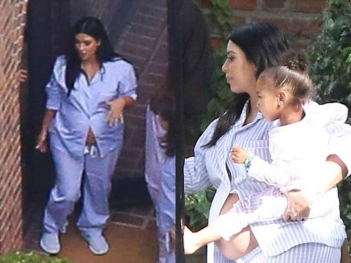 Kim Kardashian estuvo con la pequeña North West muy bien acompañada.