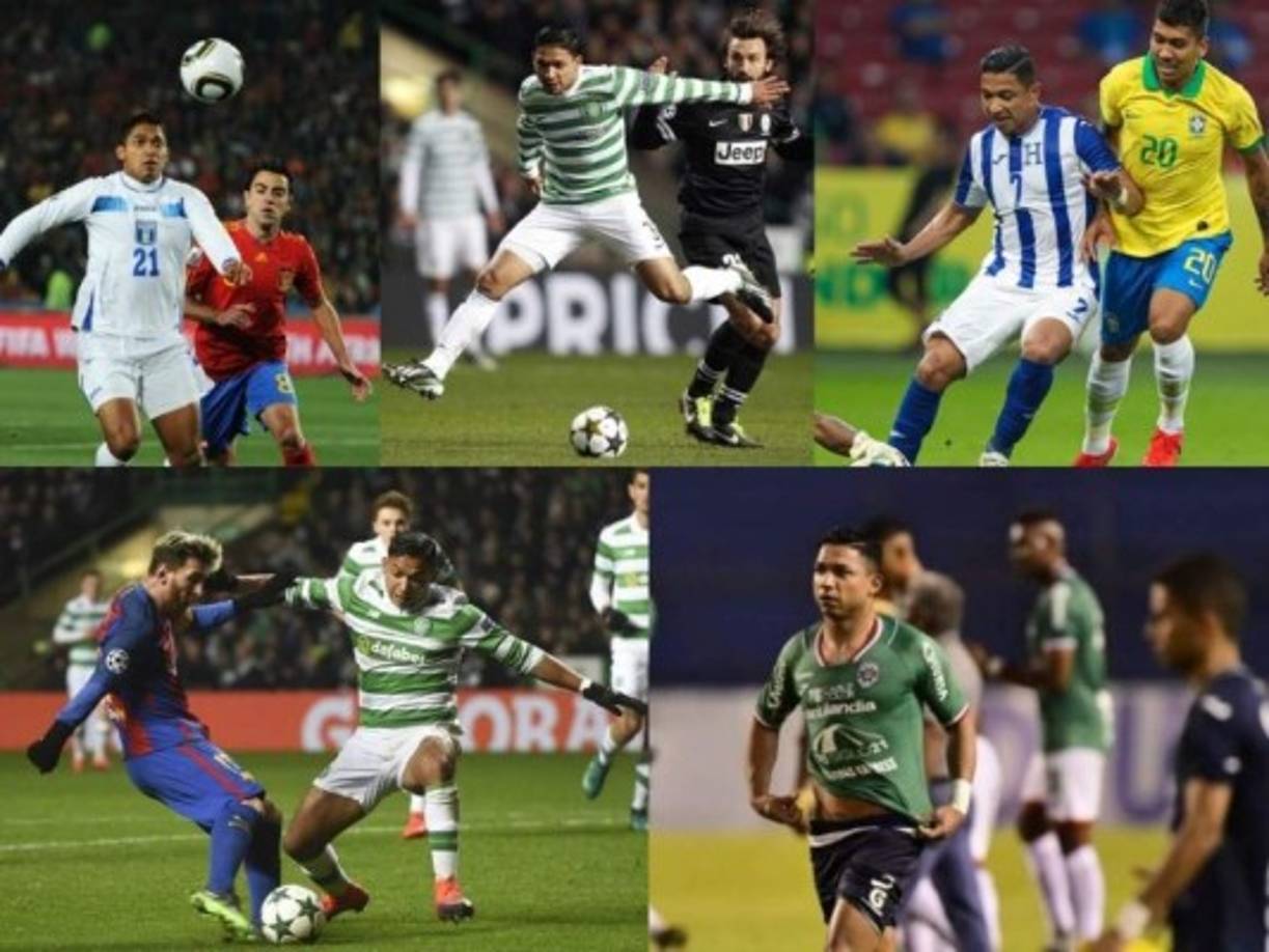 El lateral zurdo hondureño ha construido una prodigiosa trayectoria en el fútbol europeo, en su paso por el Celtic escocés.