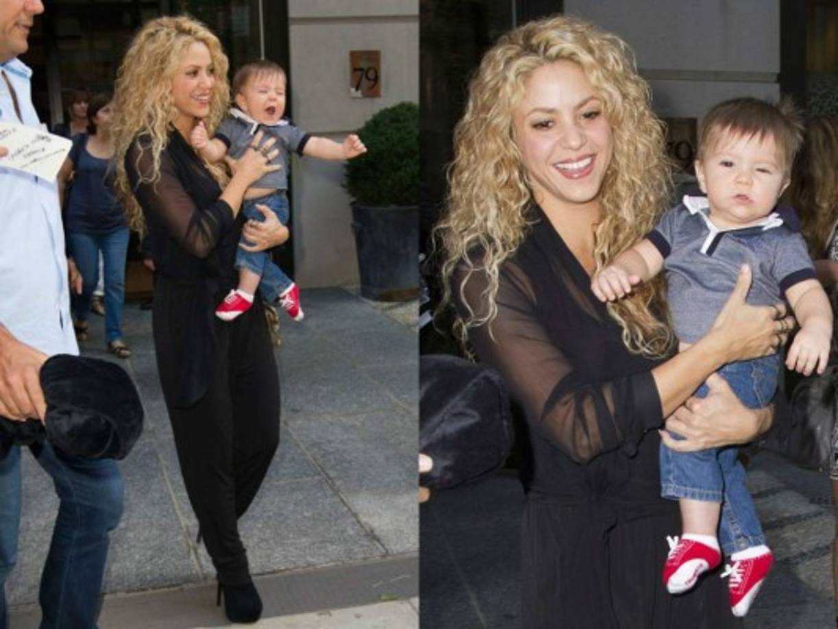 Shakira con Sasha.