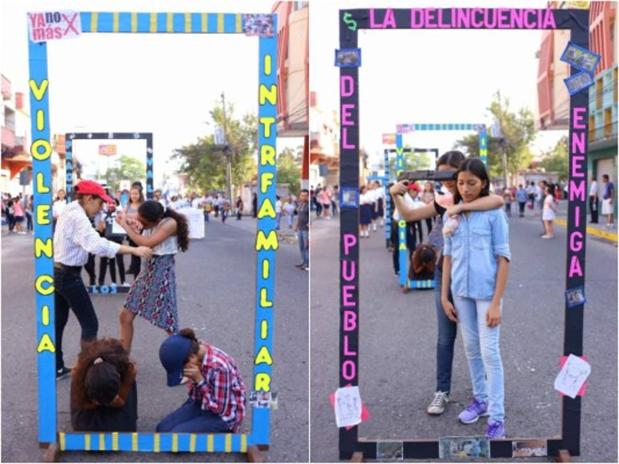 Los jóvenes también claman por un alto a la violencia en Honduras.