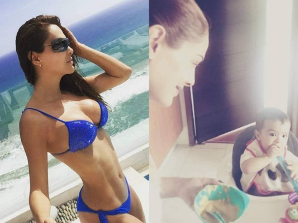 Ninel Conde volvió a ser madre en el 2014 de su hijo Emmanuel Medina que tuvo con su nueva pareja el empresario Giovanni Medina.