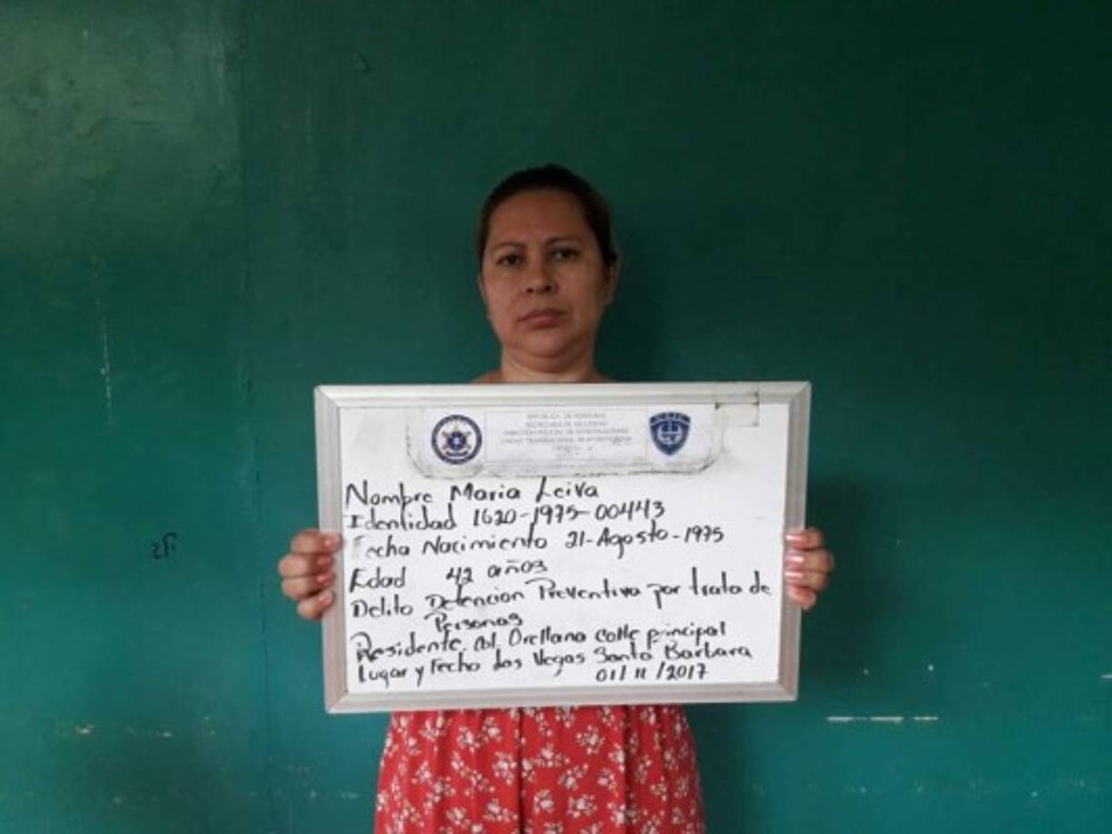 Los allanamientos se efectuaron en la colonia Arellano en Las Vegas, Santa Bárbara, donde se dio captura a la señora María Leiva y un menor de edad supuestos integrantes de la Pandilla 18.<br/>