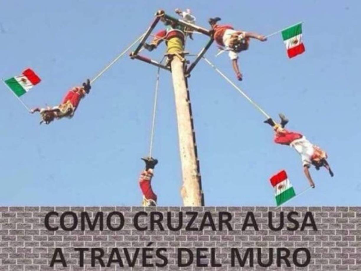 Y los mexicanos dejaron volar su creatividad para imaginar maneras de saltar el muro.