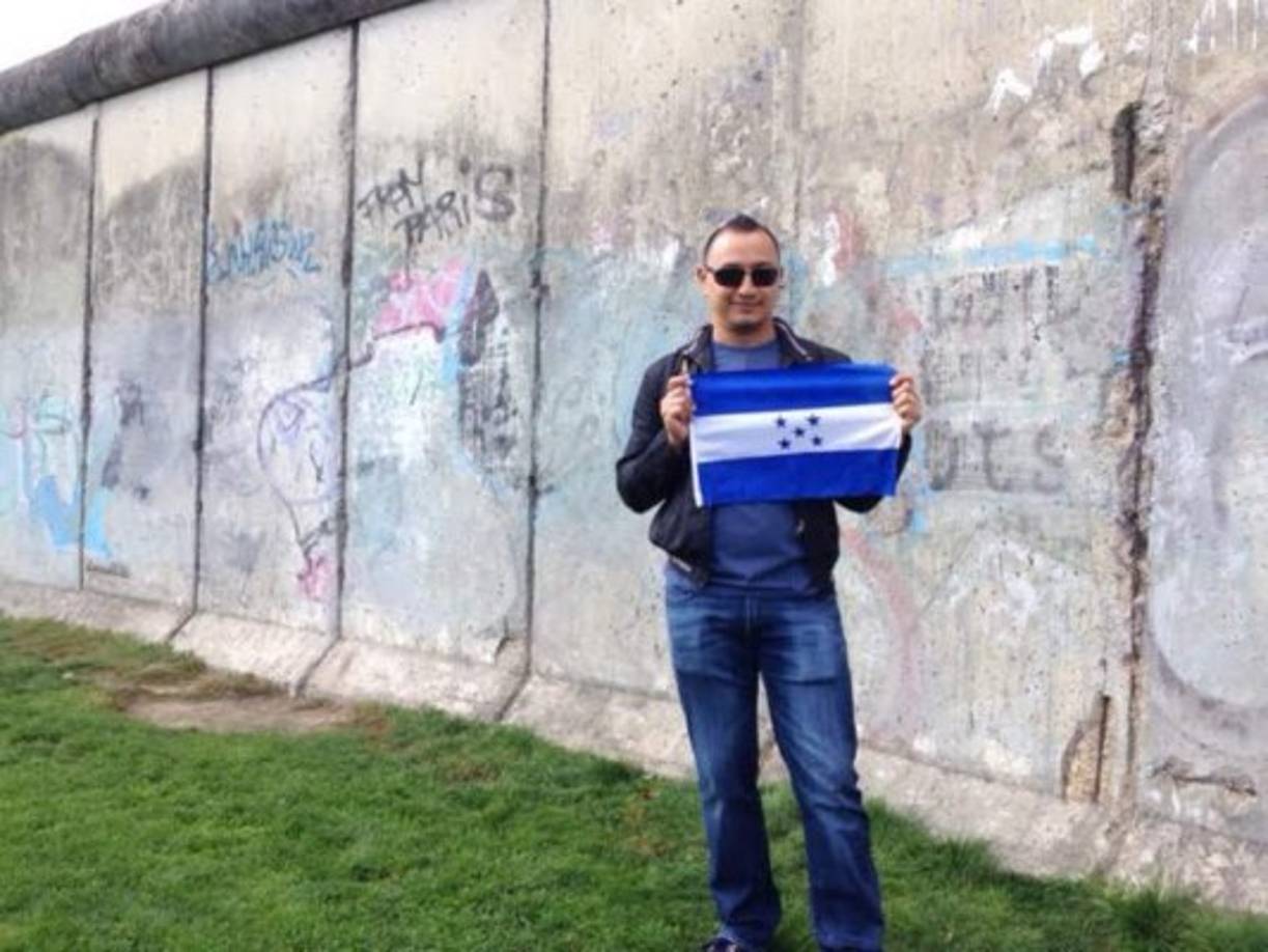 En muro de Berlín, Alemania.