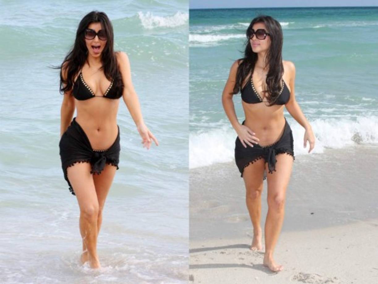 Aunque sus curvas han cambiado. Kim no siempre fue la favorita en el mundo de la moda.