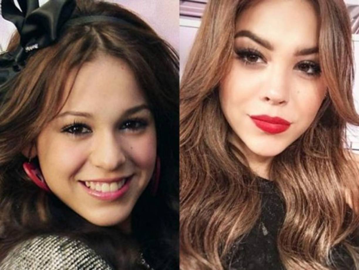 2. Danna Paola: Los fans de la actriz la han criticado por querer seguir los pasos de Eiza, y sus recientes fotos han sorprendido al mostrar varios cambios. Uno de los rumores que han corrido es un 'arreglito' de nariz pero ella lo negó.