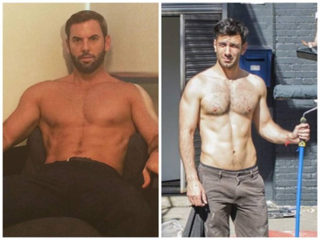 Ambos amores del cantante comparten fotos de sus esculpidos cuerpos en las redes sociales.