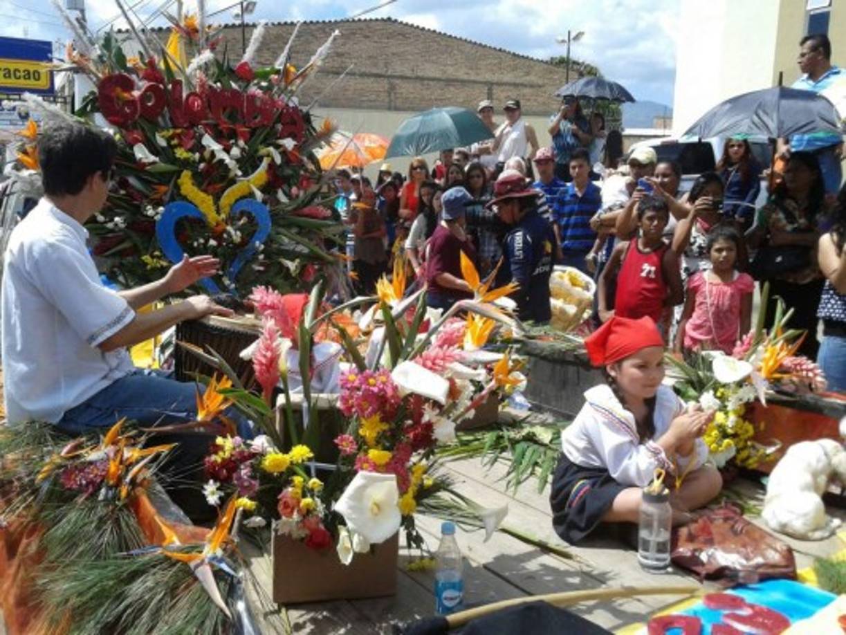 Los pobladores de Siguatepeque disfrutan cada año del Festival de las Flores.
