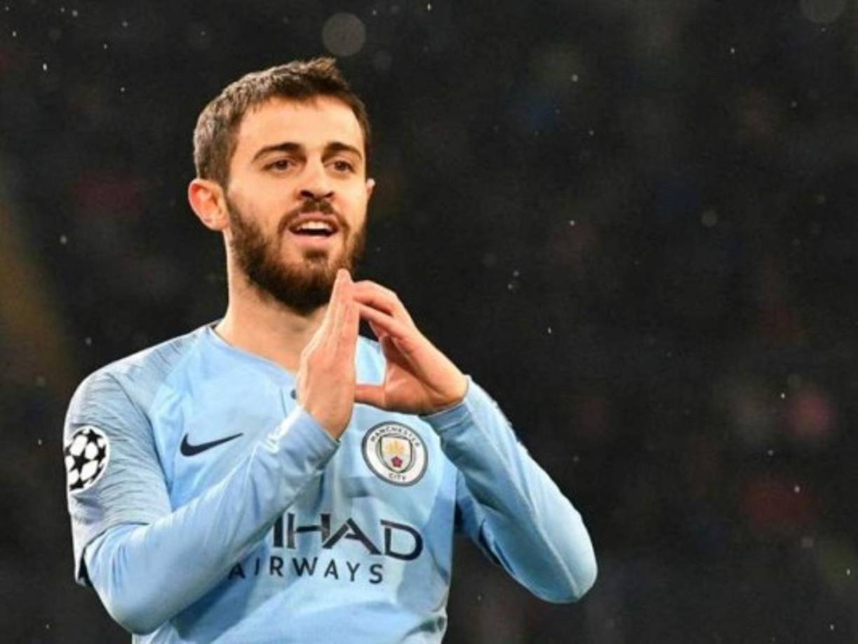 Bernardo Silva: Centrocampista portugués que no entra en los planes de Pep Guardiola. Foto AFP.