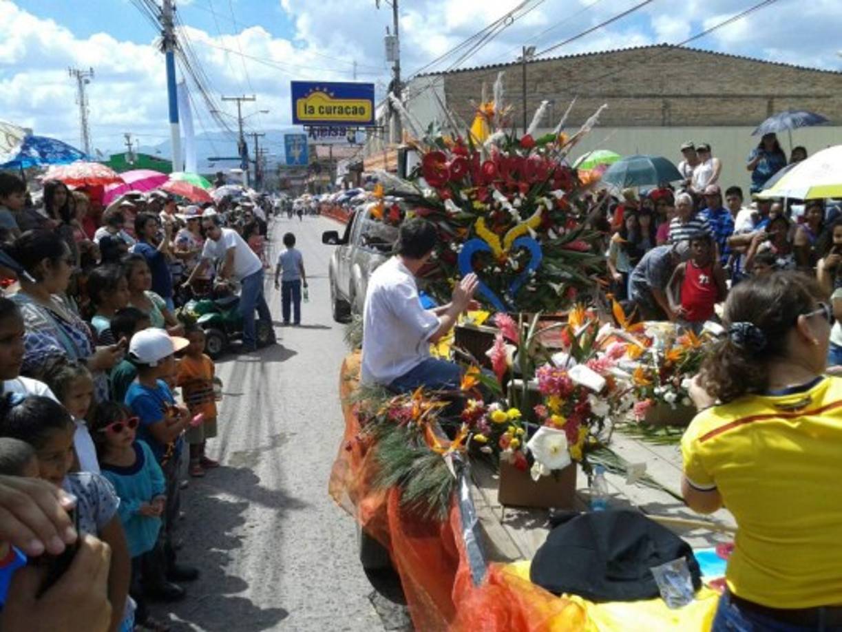 Los pobladores de Siguatepeque disfrutan cada año del Festival de las Flores.