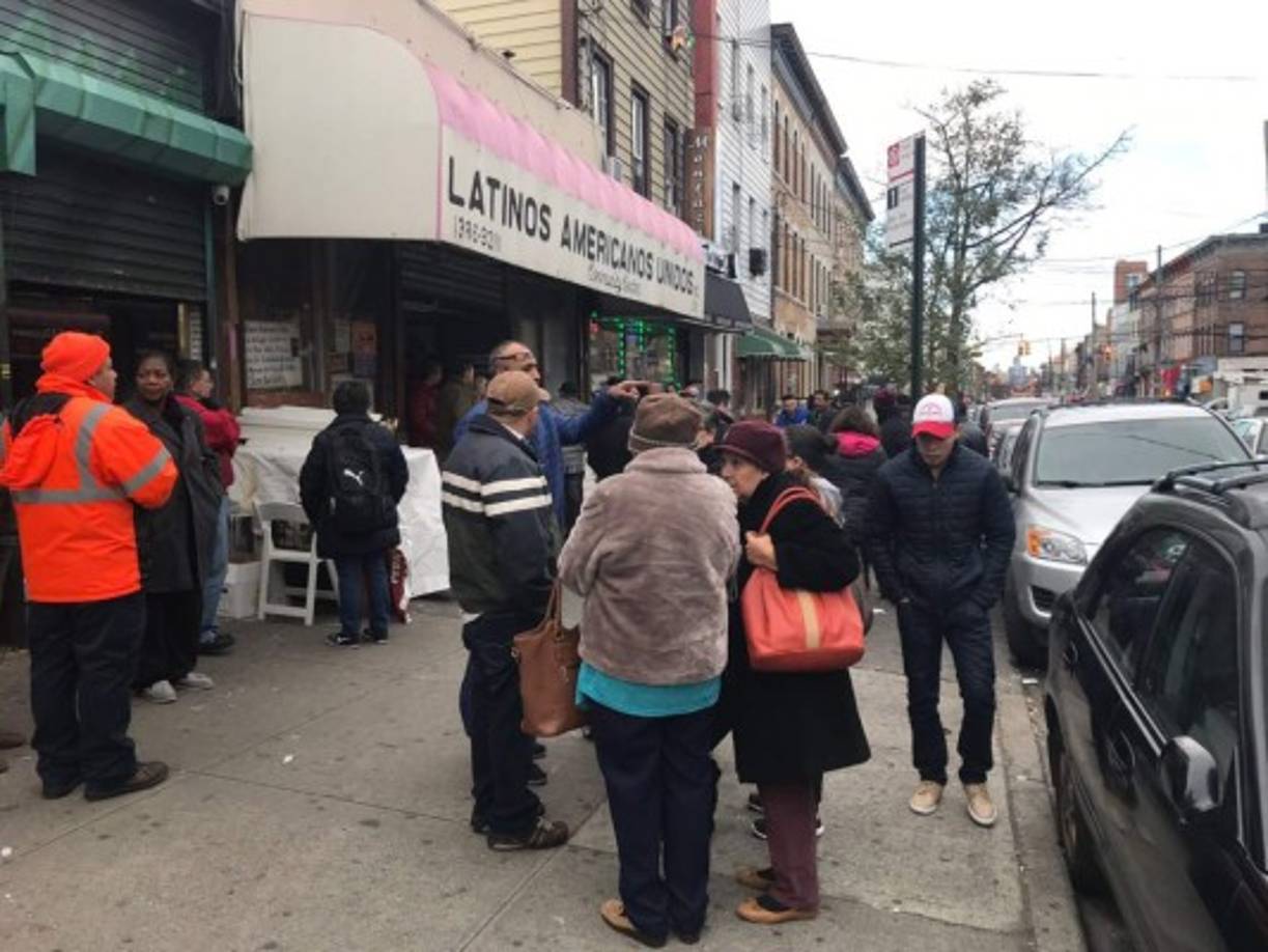Gran afluencia de hondureños en el Centro Comunitario Latinoamericano, en Nueva York.