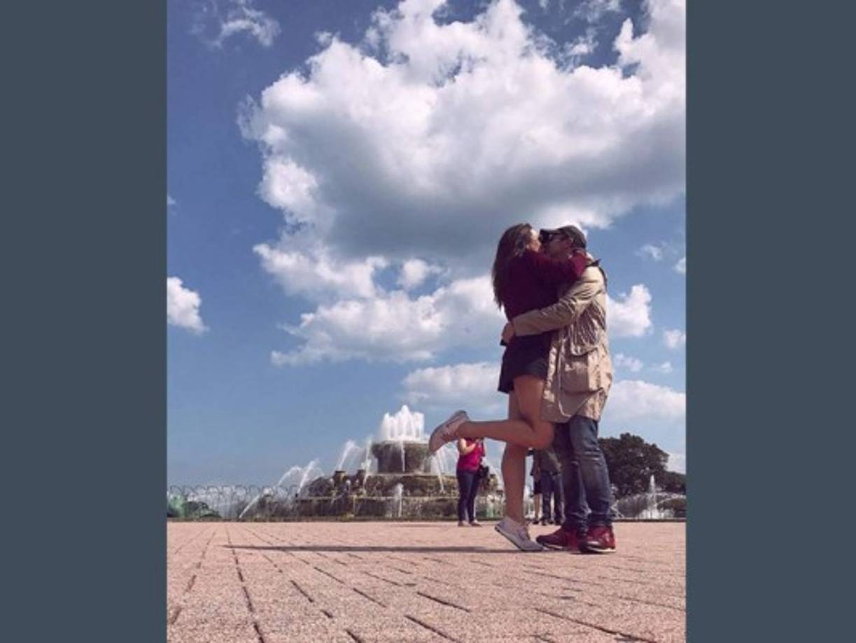 Luciendo muy feliz, Carmen mostró las primeras fotos con su actual pareja de quien se desconoce la identidad.