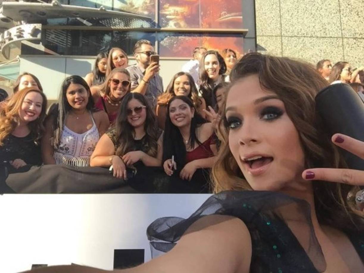 Caro Miranda 'La Coyote' en en los Latin American Music Awards 2016.