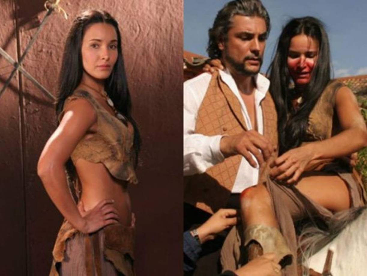 Adriana Campos junto a Oswaldo Ríos en ‘El zorro’.