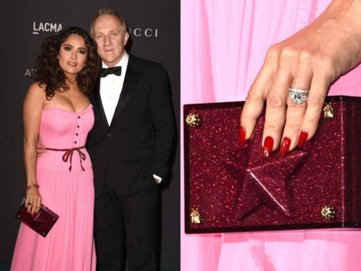 François-Henri Pinault con Salma Hayek.