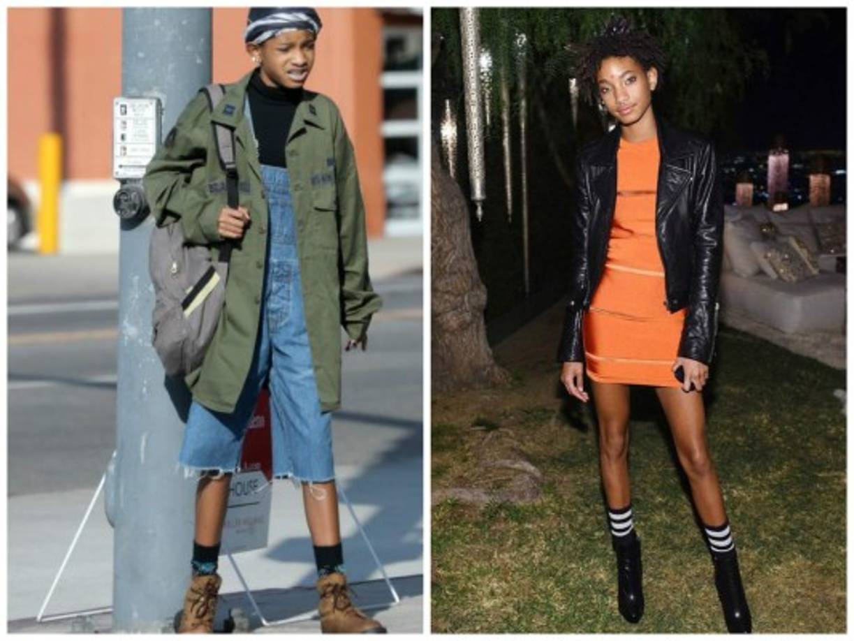 Willow Smith (16): la menor de los hijos de Will y Jada Smith, se declaró abiertamente hippy y dijo no tener preferencias de género para encontrar una pareja. También trasladó su ambigüedad a la hora de elegir su vestimenta, por lo que suele usar un estilo más masculino o bien muy femenina dependiendo de lo que necesita. Ambos hermanos han ayudado a normalizar la condición de otros muchos infantes que se encuentran con el problema del acoso escolar por este mismo motivo.<br/><br/>