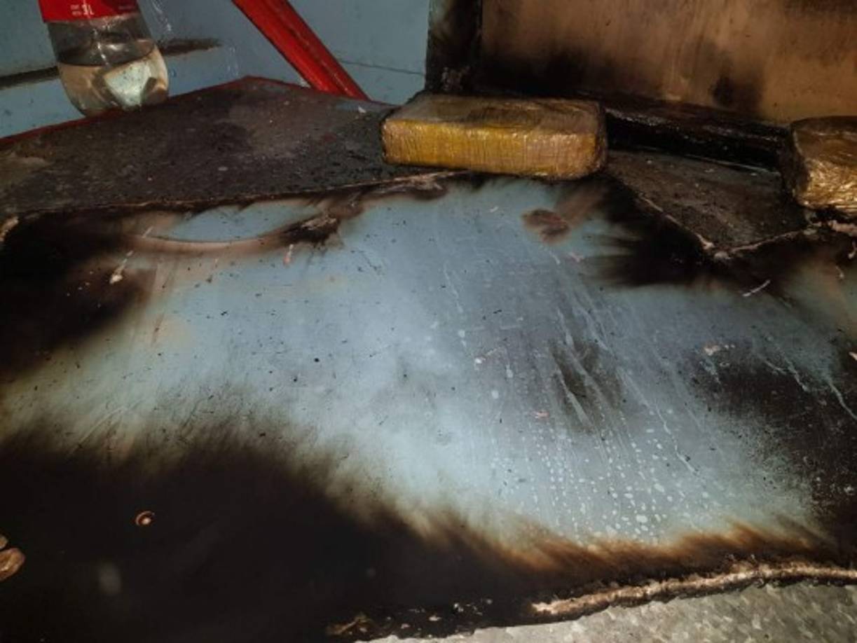 La cocaína, valorada en 120 millones de lempiras (cerca de 5 millones de dólares), fue hallada en una embarcación panameña que fue requerida el pasado 29 de abril en Puerto Castilla, Colón.<br/>