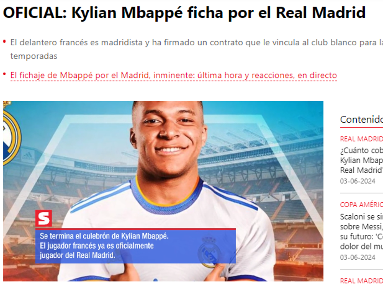 Diario Sport de España.