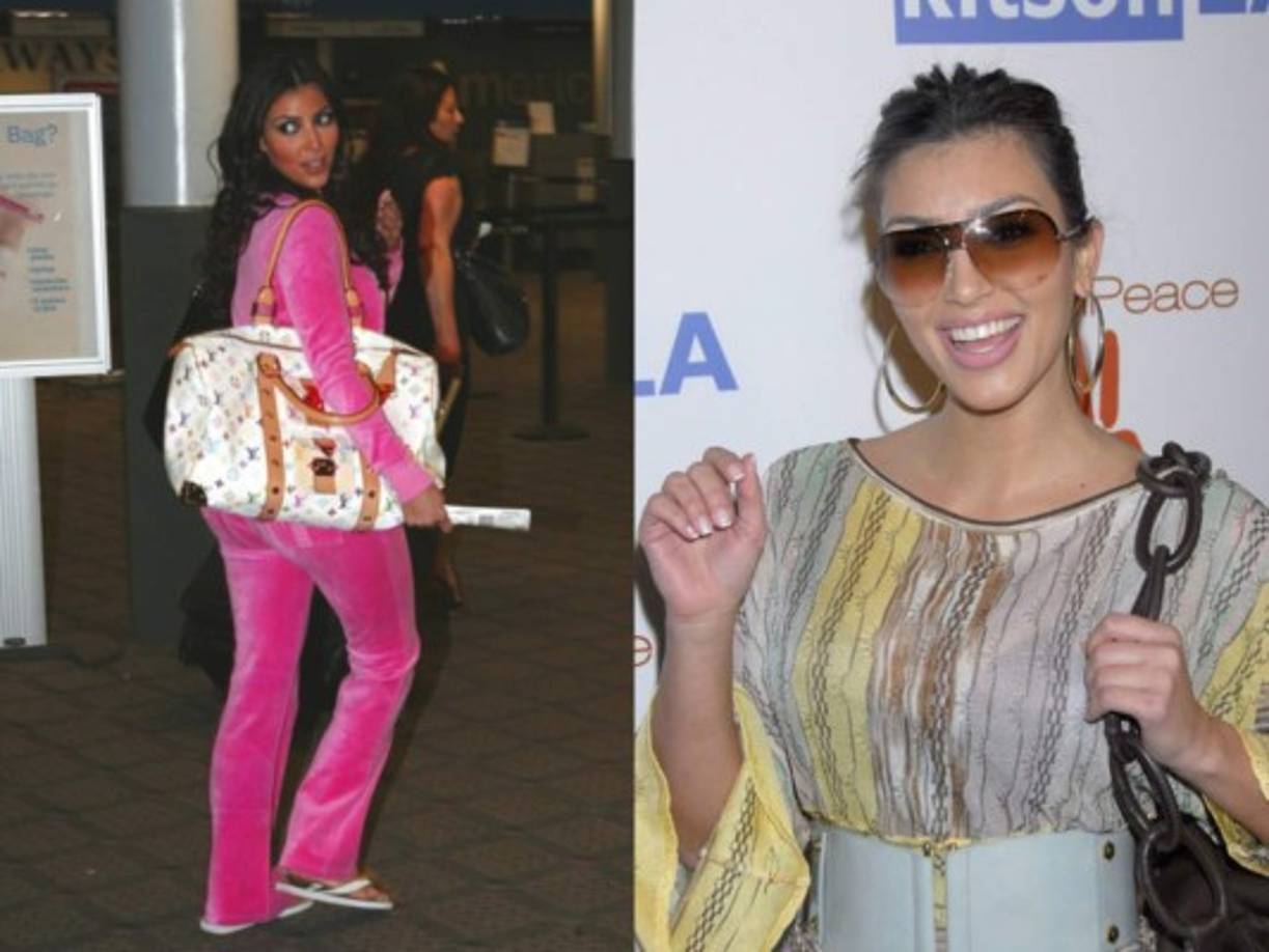 Imaginate ahora ver a Kim con este look. ¡Que horror!