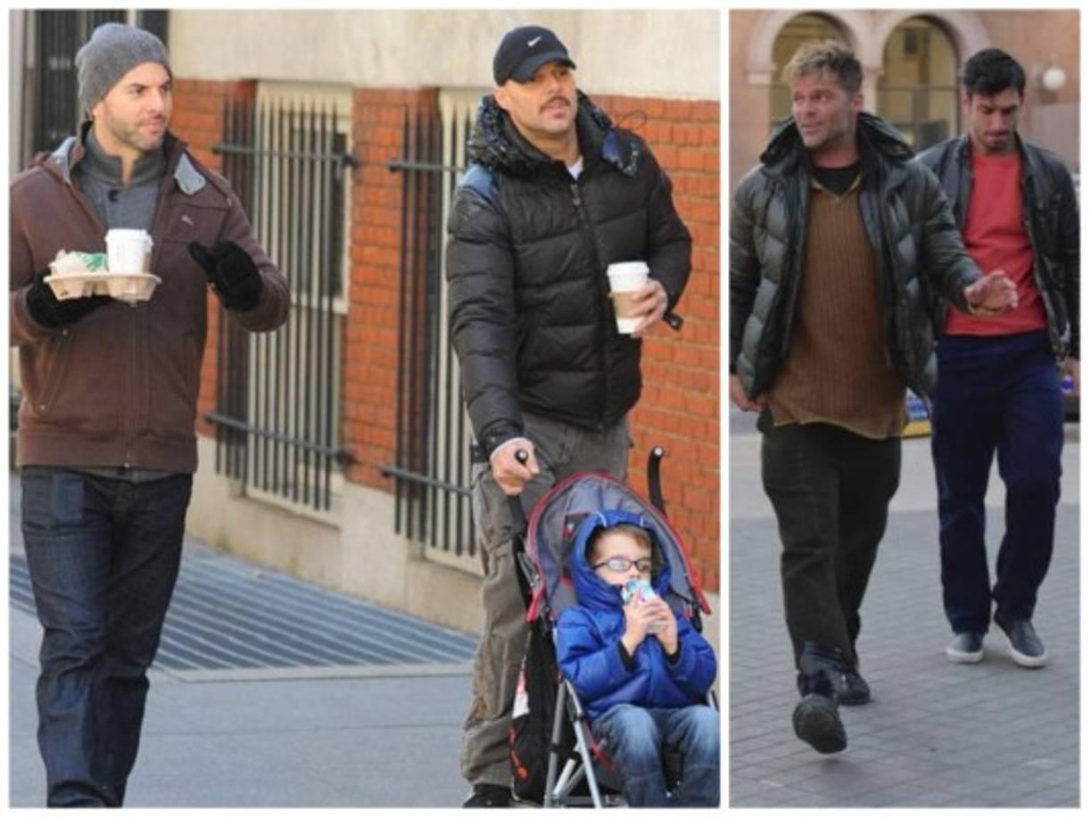 Ante todo Ricky Martin es un gran padre que ha cuidado a sus hijos y expresa su amor por ellos en las redes sociales. En la imagen vemos a sus dos parejas en diferentes momentos con el cantante.