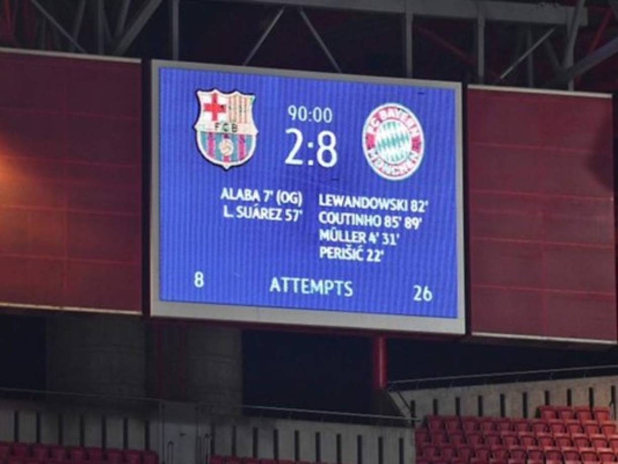 En el Barcelona no se olvida el 8-2 sufrido ante Bayern Múnich en el 2020; la herida no ha sanado.