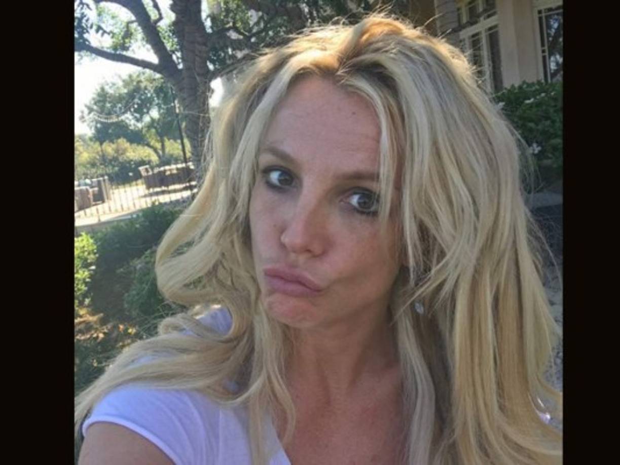 Así se ve la 'Princesa del pop', recien levantada.