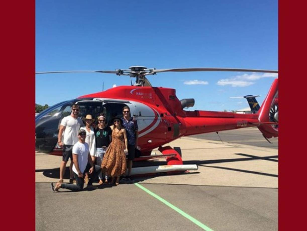 El protagonista de 'Thor' colgó en su cuenta de Instagram fotos de sus vacaciones.