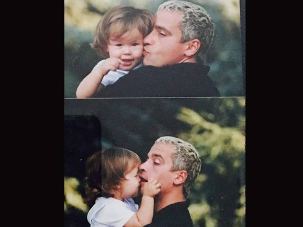 Su papá el famoso cantante italiano, Eros Ramazzotti.