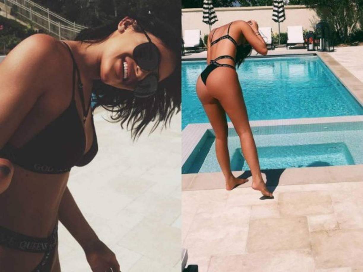 Una serie de imágenes con un traje de baño negro subidas a Instagram por la socialité han sido de las más compartidas en las últimas horas...