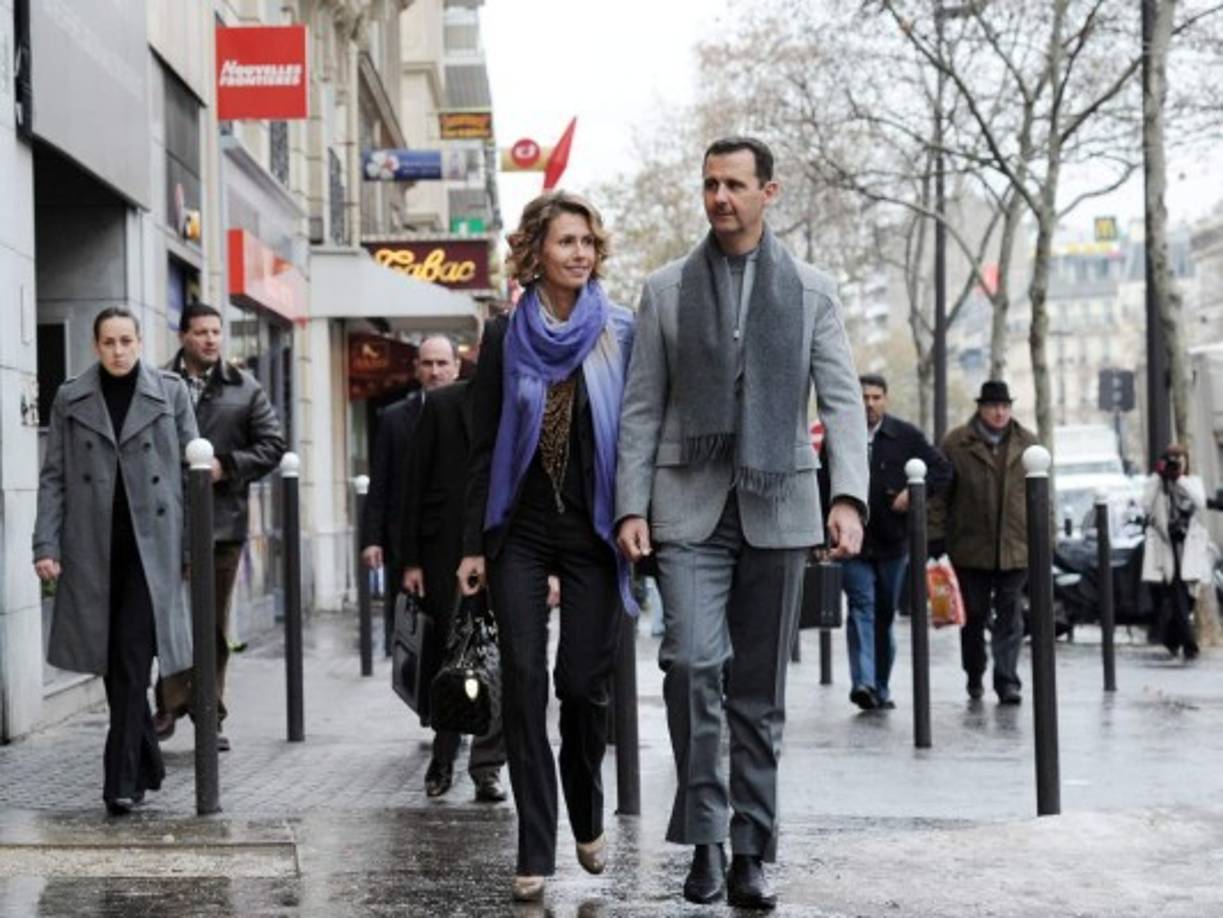 Asma al-Assad, esposa del presidente de Siria, Bashar al-Assad.