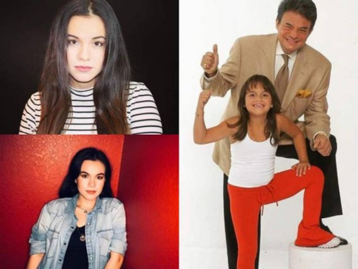 En las fotos en blanco y negro aparecen José José, su esposa Sara Salazar y Sarita cuando apenas era una bebé.