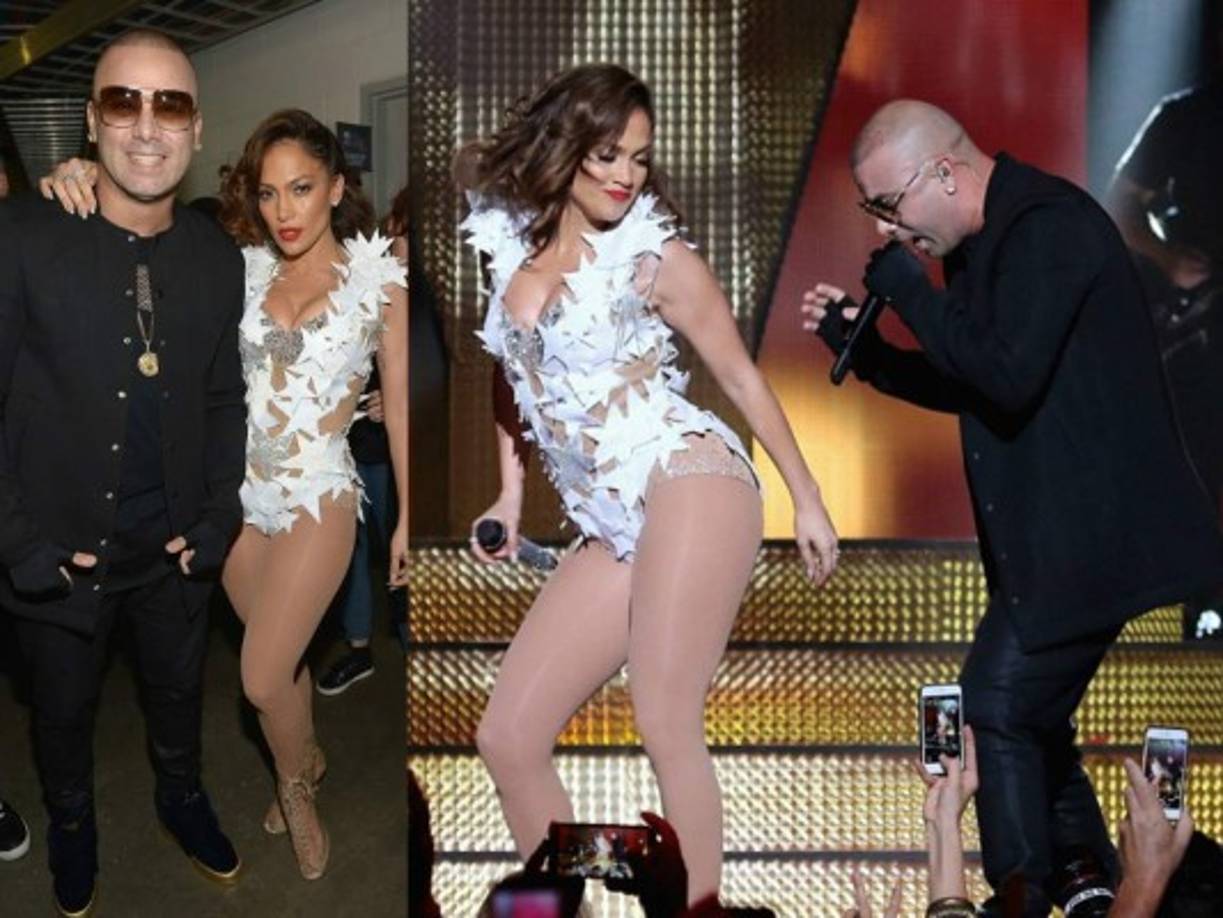 Con Wisin ofreció un espectáculo muy candente.
