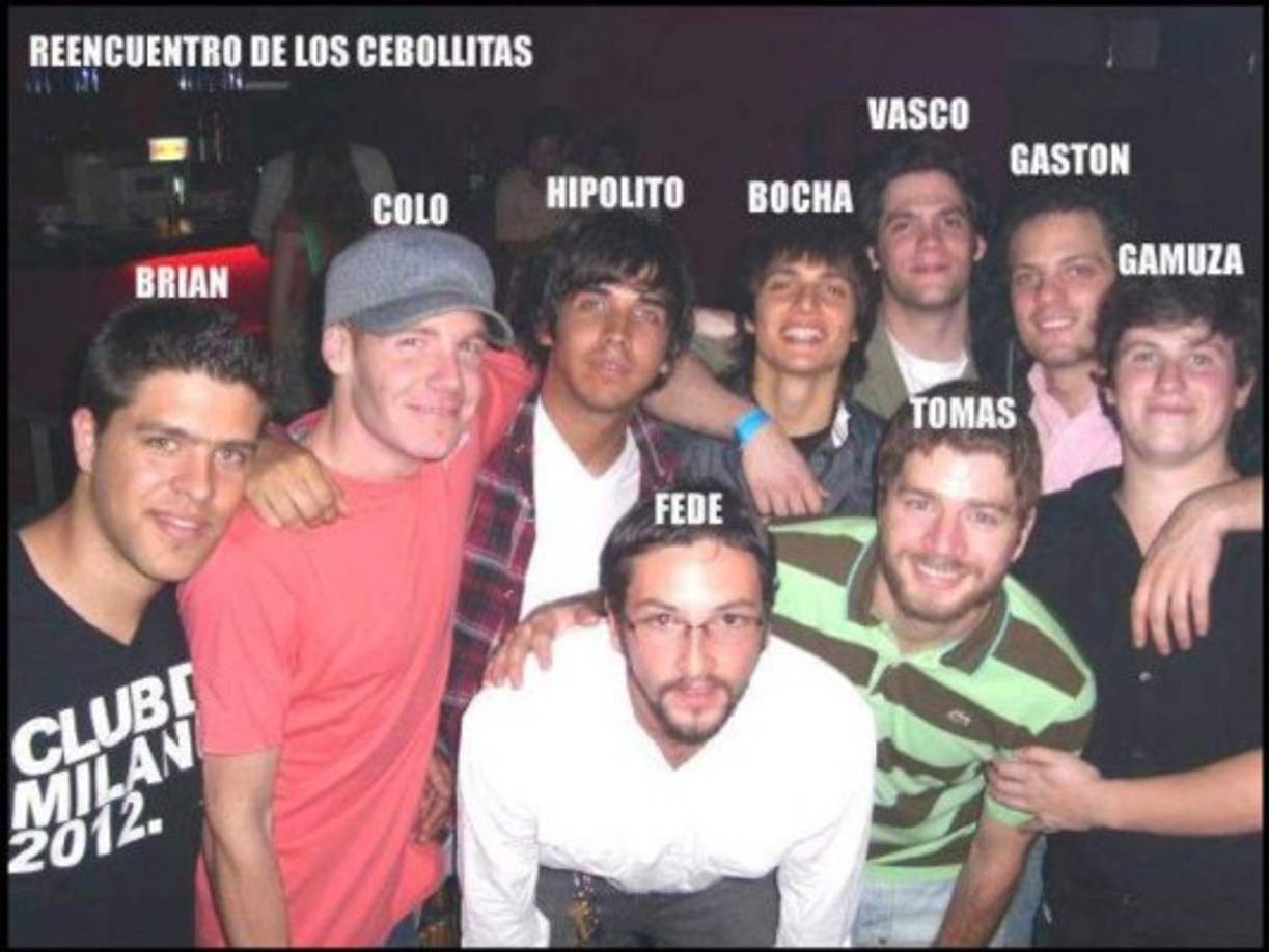 Reencuentro de los 'Cebollitas'.