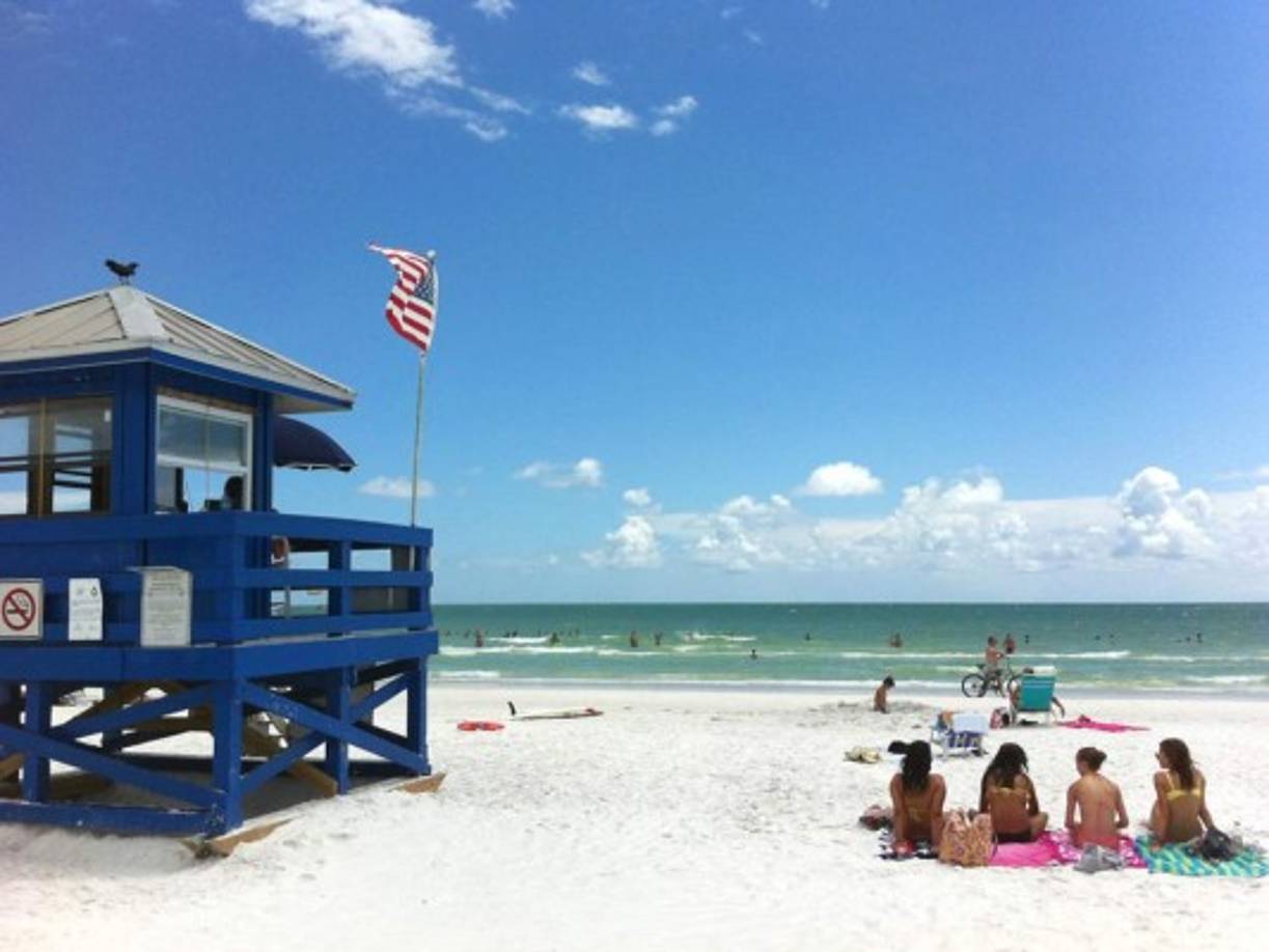 5. Siesta Beach, en Florida, Estados Unidos. Las atractivas playas de Miami se ubican en el quinto lugar del ranking de Trip Advisor.<br/>