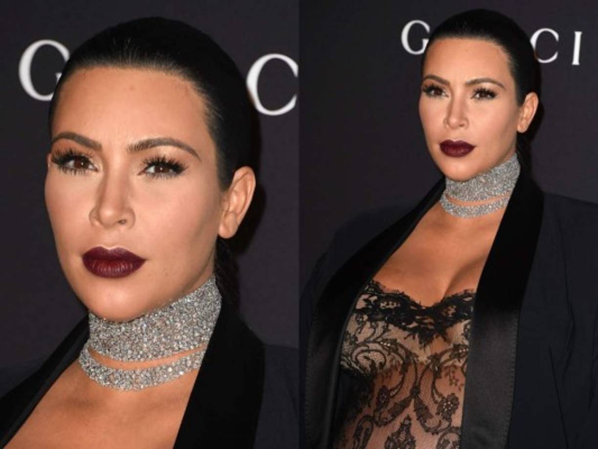 Kim Kardashian con un maquillaje muy de otoño cada vez se parece más a su mamá.