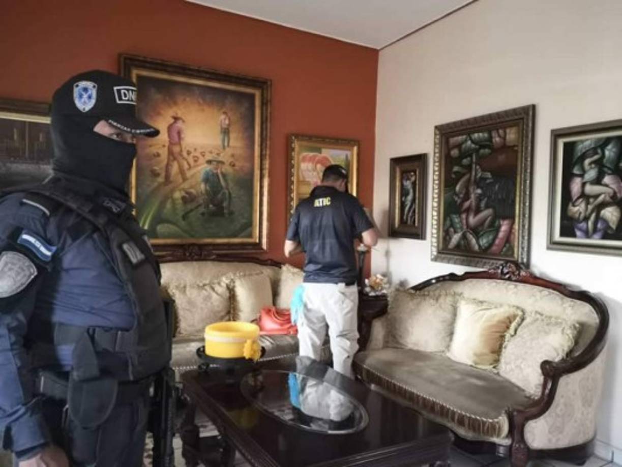 Hubo cinco allanamientos en Choluteca, dos en Orocuina y uno en el punto ciego conocido como La Canoa fronterizo con Nicaragua, paso que es propicio para el trasiego de drogas, dólares, armas y ganado robado.