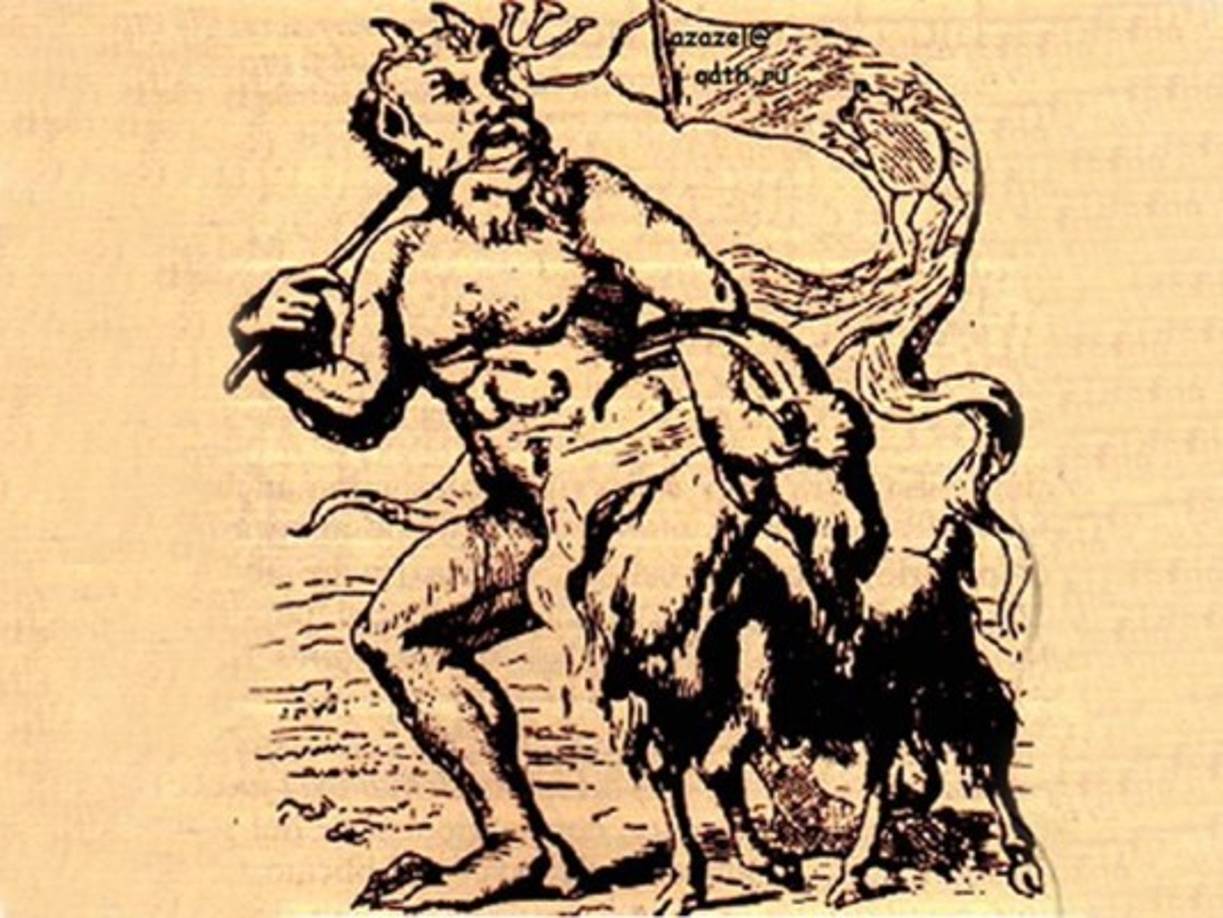 Azazel: <br/><br/>es líder de aquellos ángeles caídos que fornicaron con mujeres mortales y dieron a luz una raza de gigantes, conocida como Nephilim. <br/><br/>Enseñó a los hombres cómo fabricar armas de guerra y a las mujeres el ocultismo y el uso de cosméticos.