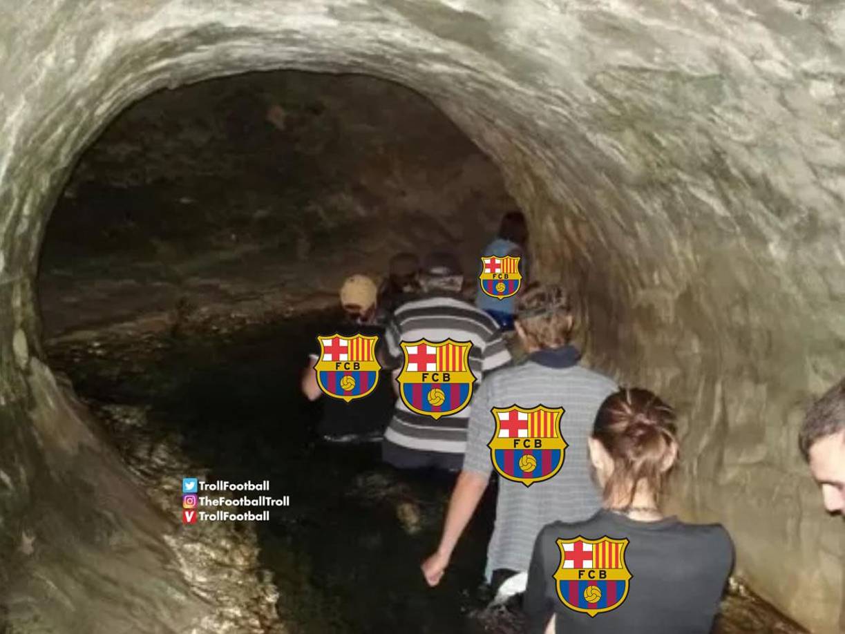 Los memes de la eliminación del Barcelona en la Copa del Rey con Dembélé y Xavi protagonistas