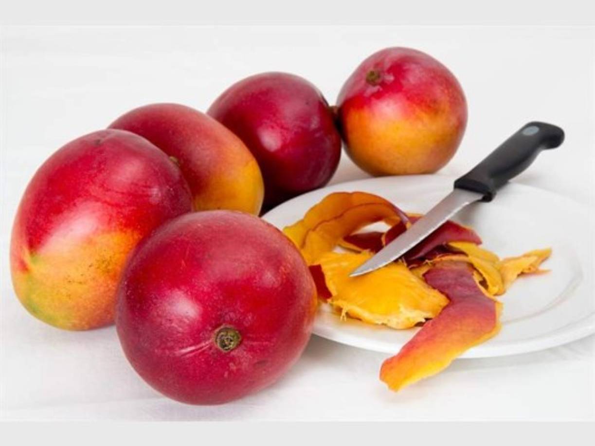 Piel y pelo: Los mangos también son grandes aliados para el cabello, ya que contienen vitamina A, un nutriente necesario para la producción del sebo que mantiene el cabello hidratado. La vitamina A también es necesaria para el crecimiento de todos los tejidos corporales, incluyendo la piel y el cabello.