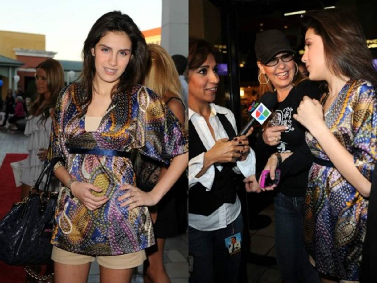 Myrka una de las estrellas latinas del periodismo nunca dejó a Alexa sola.