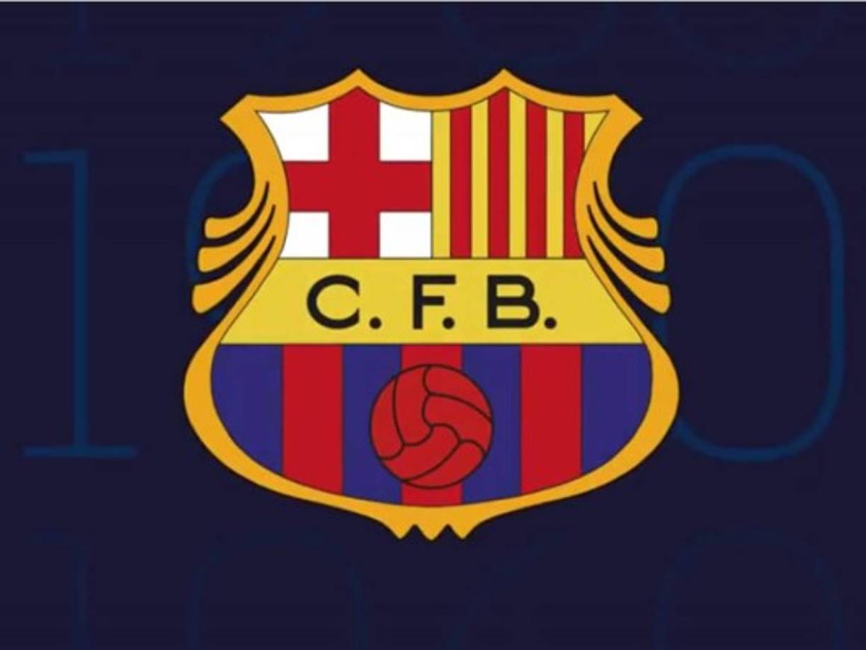 Así era el escudo del Barcelona en 1960 con sus nuevas modificaciones.