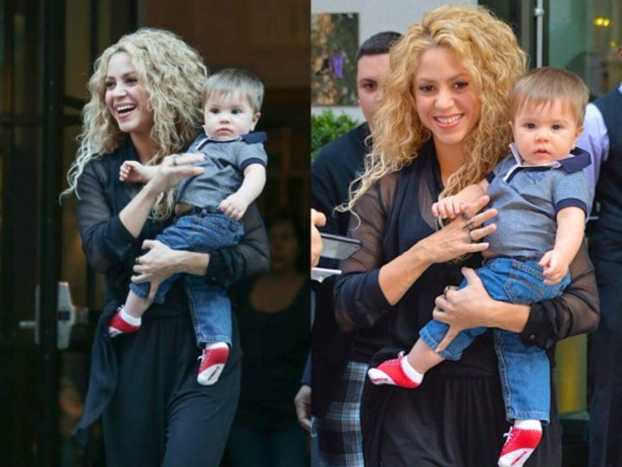 En una semana intensa de compromisos, Shakira salió a las calles de Nueva York a compartir con su segundo hijo Sasha.