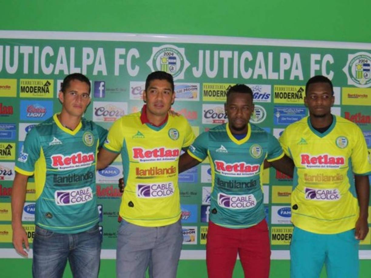 El Juticalpa FC se refuerza para el Torneo. Oliver Morazán, Melvin Valladares, Charles Córdoba y el colombiano Diego Ambuila.