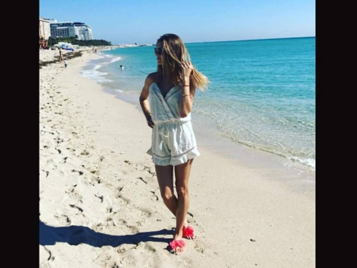 La modelo Cathy Fischer.