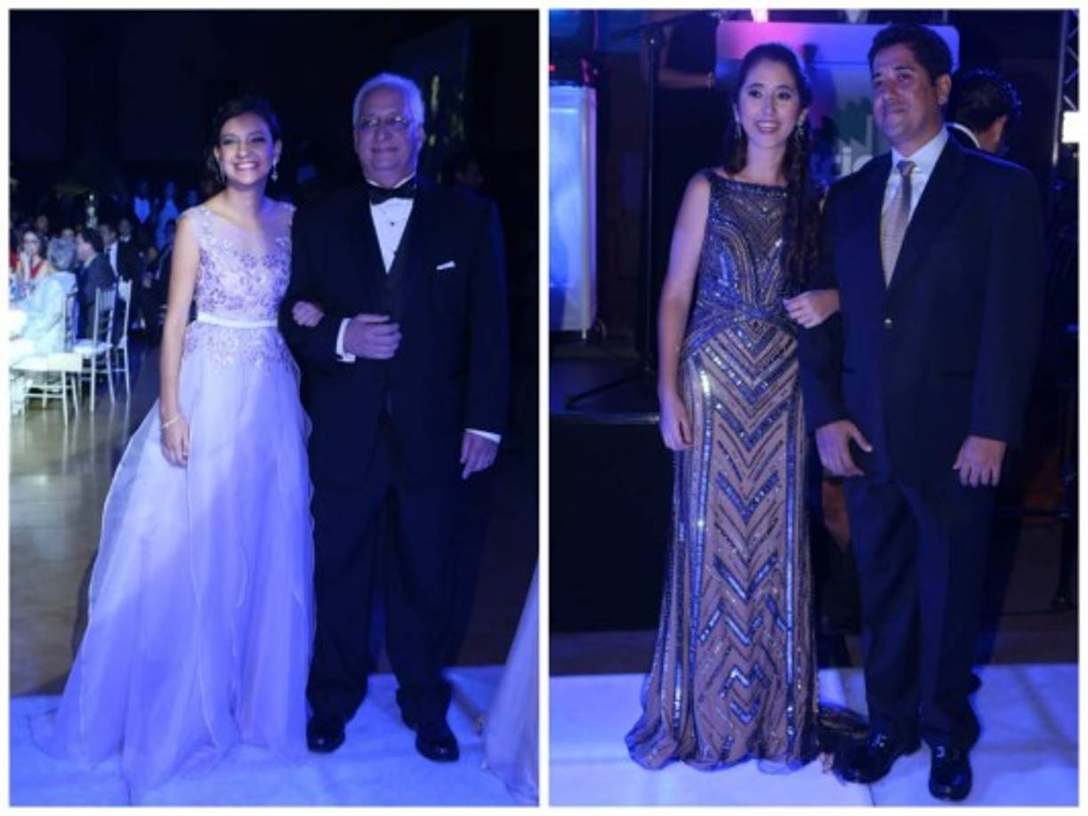 Isabela y Francisco Herrera con Nicole y Miguel Handal .