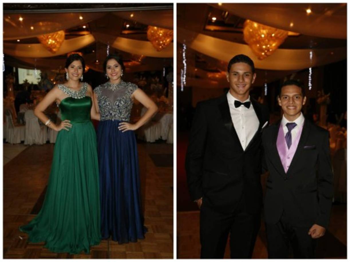 Las gemelas Carolina y Marcela Sánchez con Jesús Flores y Sergio Fernández .