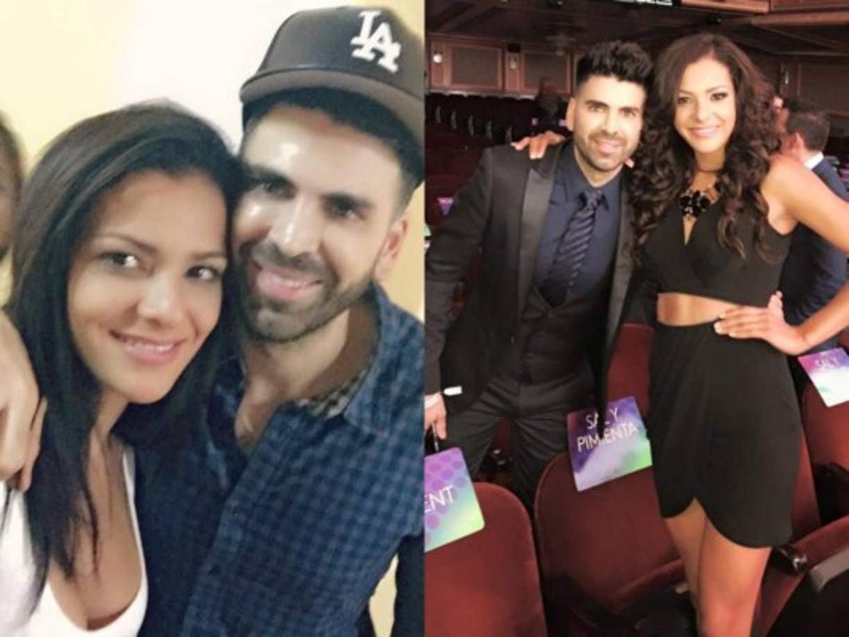 Nathalia Casco con Jomari Goyso.